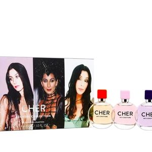 Cher Decades Collection 4 Piece Fragrance Set Eau De Parfum -1oz